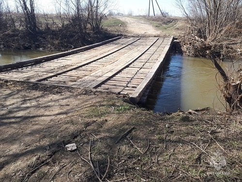 Затопленный мост в Починковском районе освободился от воды - фото 1
