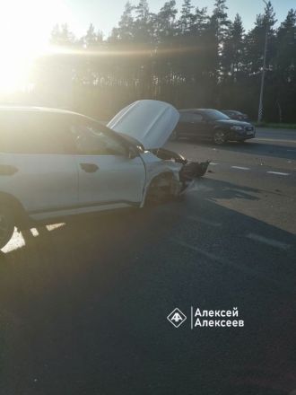 ДТП с участием двух машин случилось на Московском шоссе в Дзержинске - фото 1