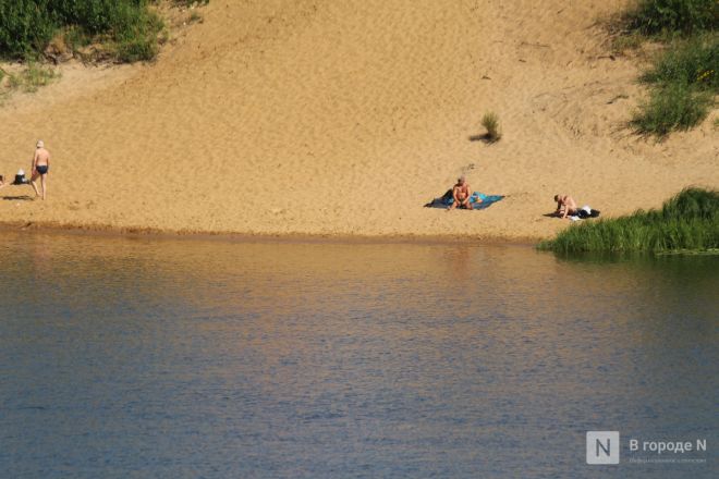 Выживание в жару: фоторепортаж с пляжей Нижнего Новгорода - фото 31