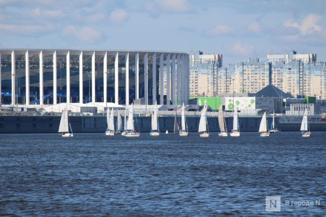 75 яхт и более 500 сапов вышли на Волгу в Нижнем Новгороде в День города - фото 20