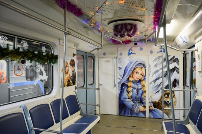 &laquo;Новогодние&raquo; вагоны метро запустят в Нижнем Новгороде 20 декабря - фото 3