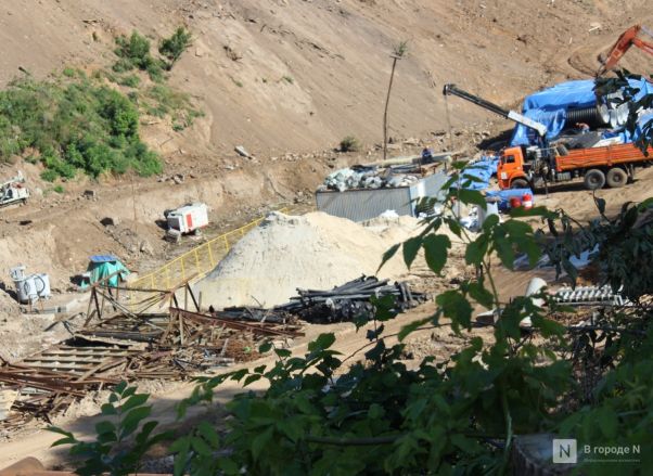 Опубликованы фото со стройки террасного парка в Нижнем Новгороде - фото 10