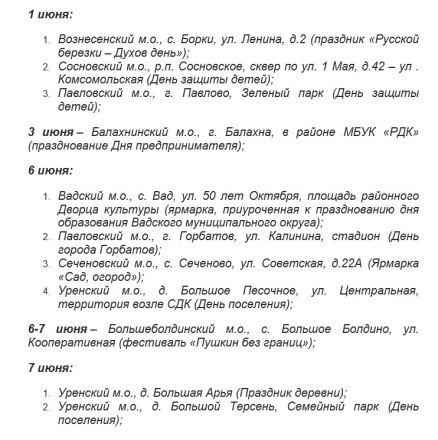 Опубликован график ярмарок «Покупайте нижегородское» на июнь 2026 года - фото 1