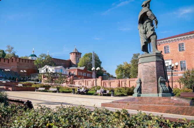 Благоустройство сквера завершилось у Зачатской башни в Нижнем Новгороде - фото 1