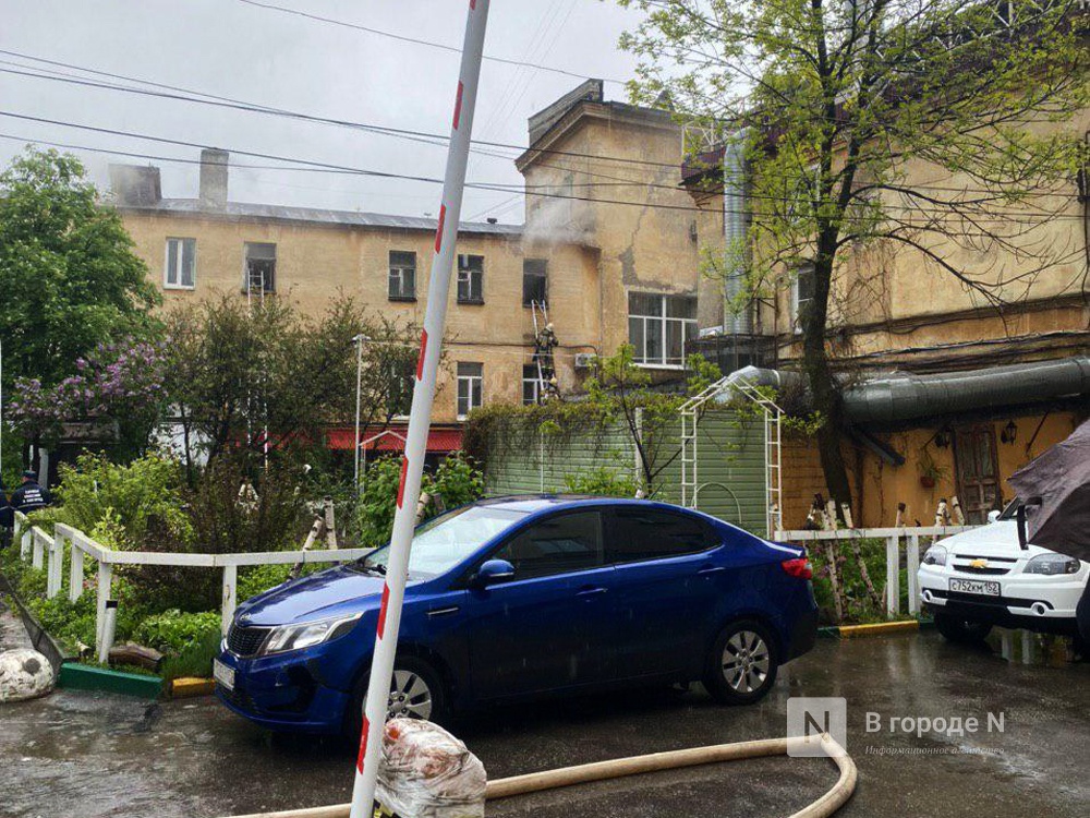 Один человек погиб в пожаре в центре Нижнего Новгорода - фото 1