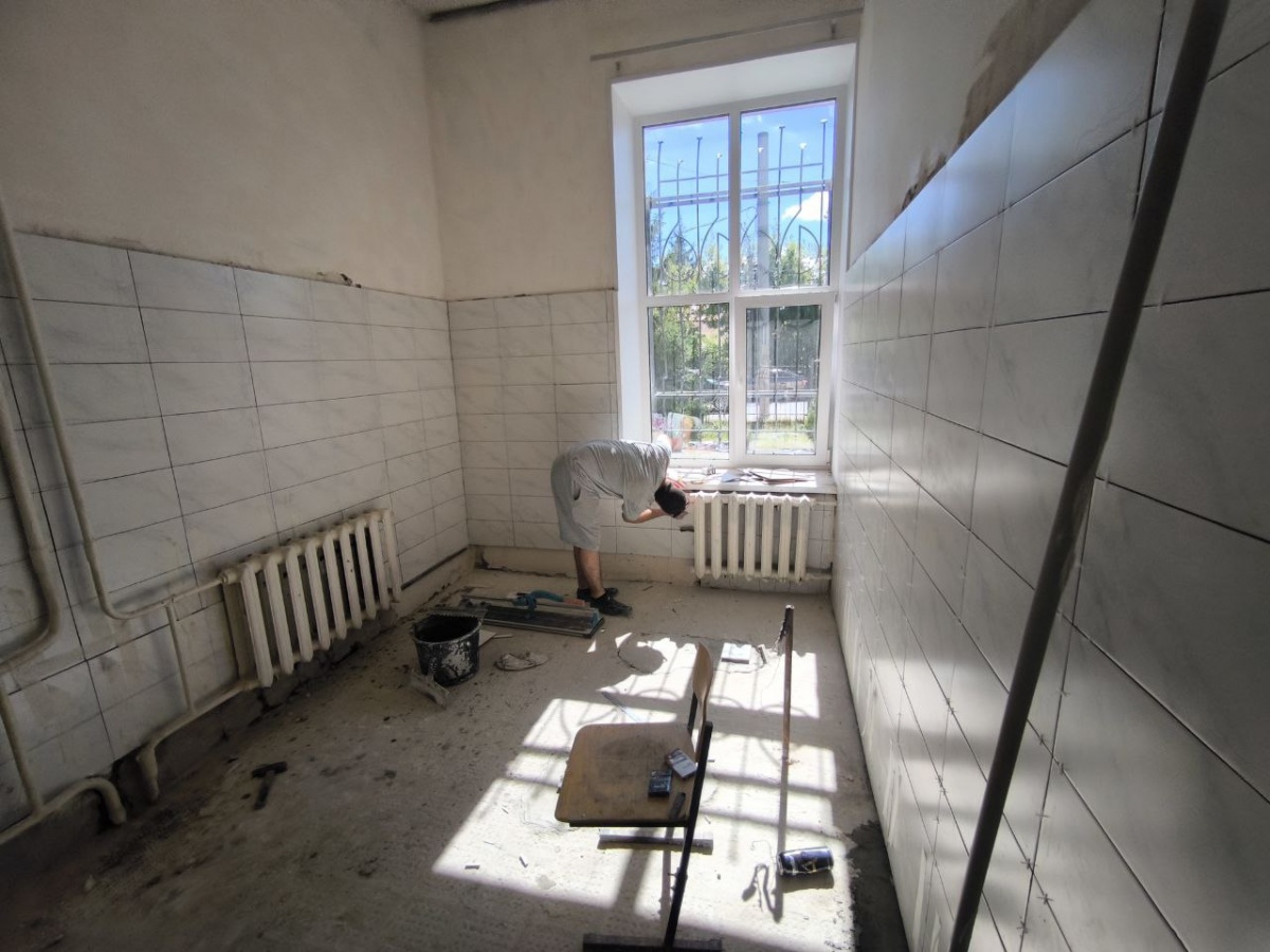 Пищеблоки ремонтируют в четырех школах Сормова в Нижнем Новгороде