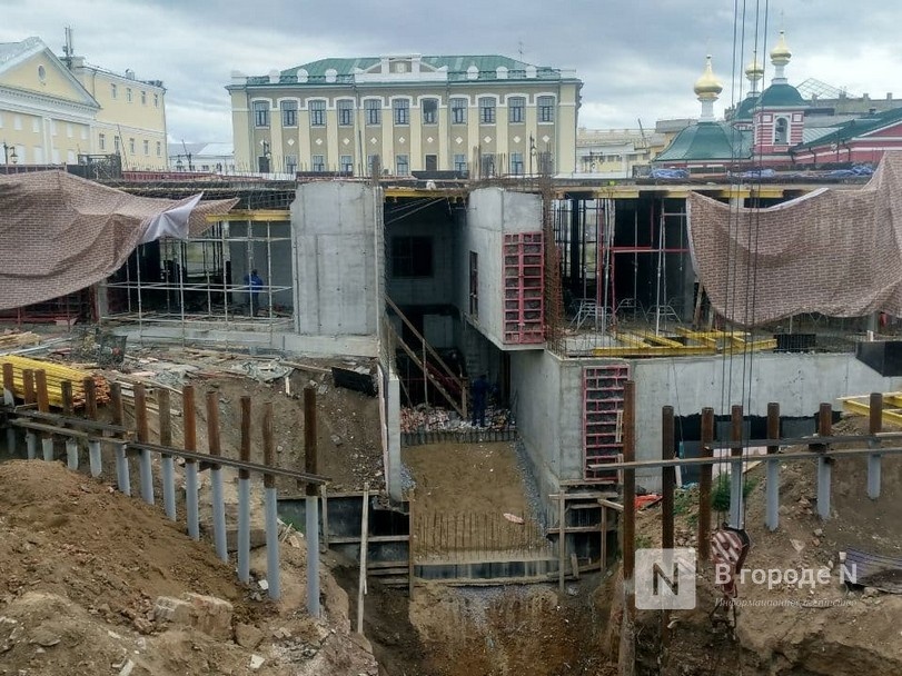 Появились фото строительства фуникулера в Нижегородском кремле - фото 1