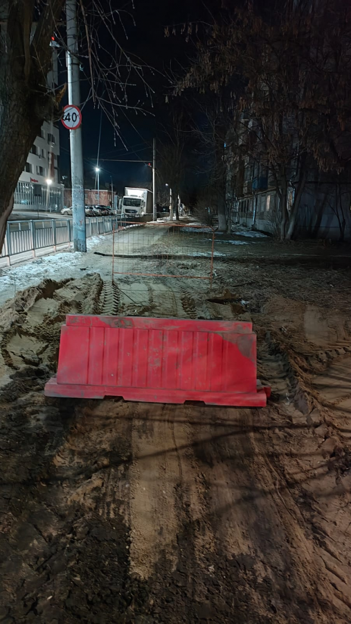 Провал грунта на  Путейской в Нижнем Новгороде устранен - фото 1