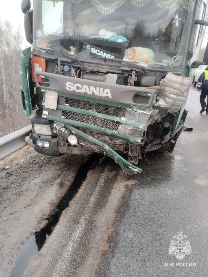 Опубликовано видео с места смертельного ДТП с фурой в Нижегородской области