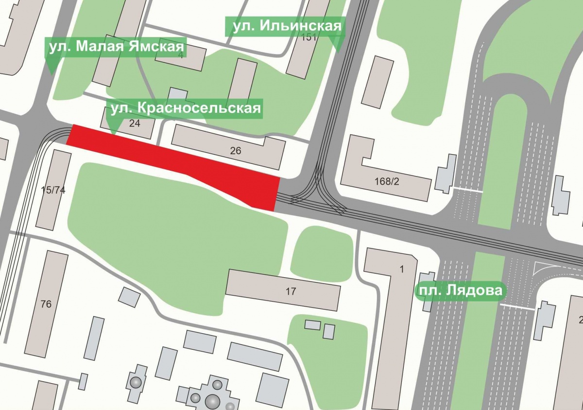 Улица Красносельская в Нижнем Новгороде будет перекрыта до 23 июня - фото 1