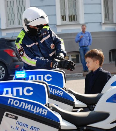 На дорогах Нижнего Новгорода начал нести службу мотопатруль (ФОТО) - фото 32