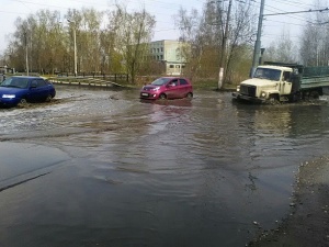 Нижегородцы смогут пожаловаться на лужи в городе