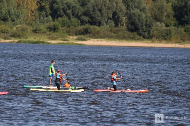 75 яхт и более 500 сапов вышли на Волгу в Нижнем Новгороде в День города - фото 66