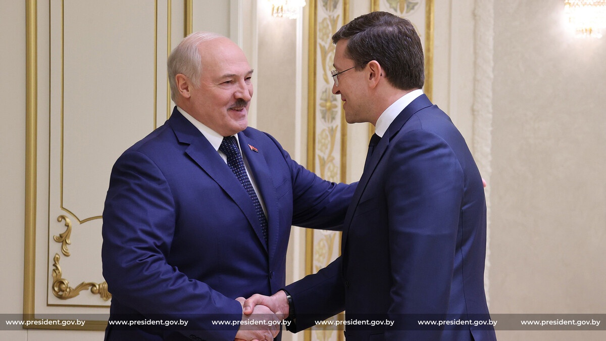 Александр Лукашенко и Глеб Никитин провели рабочую встречу в Минске - фото 1