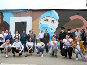 Стрит-арт о борьбе с пандемией появился в Нижнем Новгороде