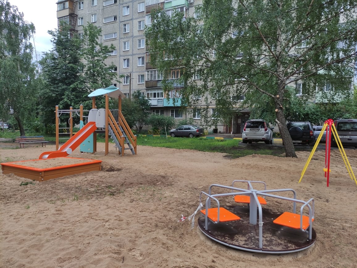 Более 40 детских площадок установили во дворах Нижнего Новгорода - фото 1