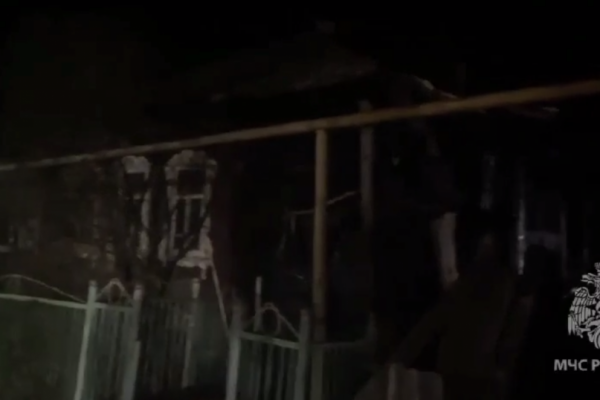 Опубликовано видео с места пожара с пятью погибшими в Выксе